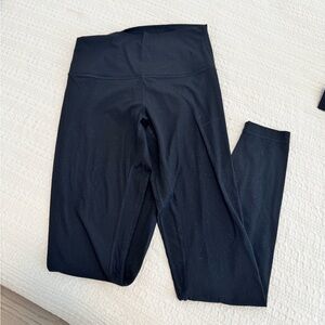 Lululemon Align Ribbed Black High-Waisted Leggings